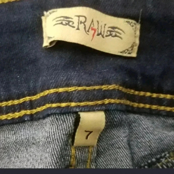 Raw 7 Junior Women's Skinny Jeans Jeggings - Picture 4 of 5
